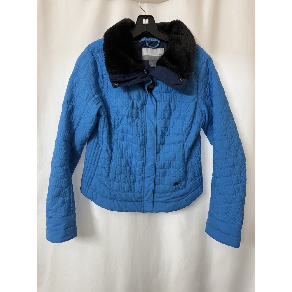Youth Girls NIKE Full Zip Quilted Jacket Long Sleeve X-Large Size 14, L17